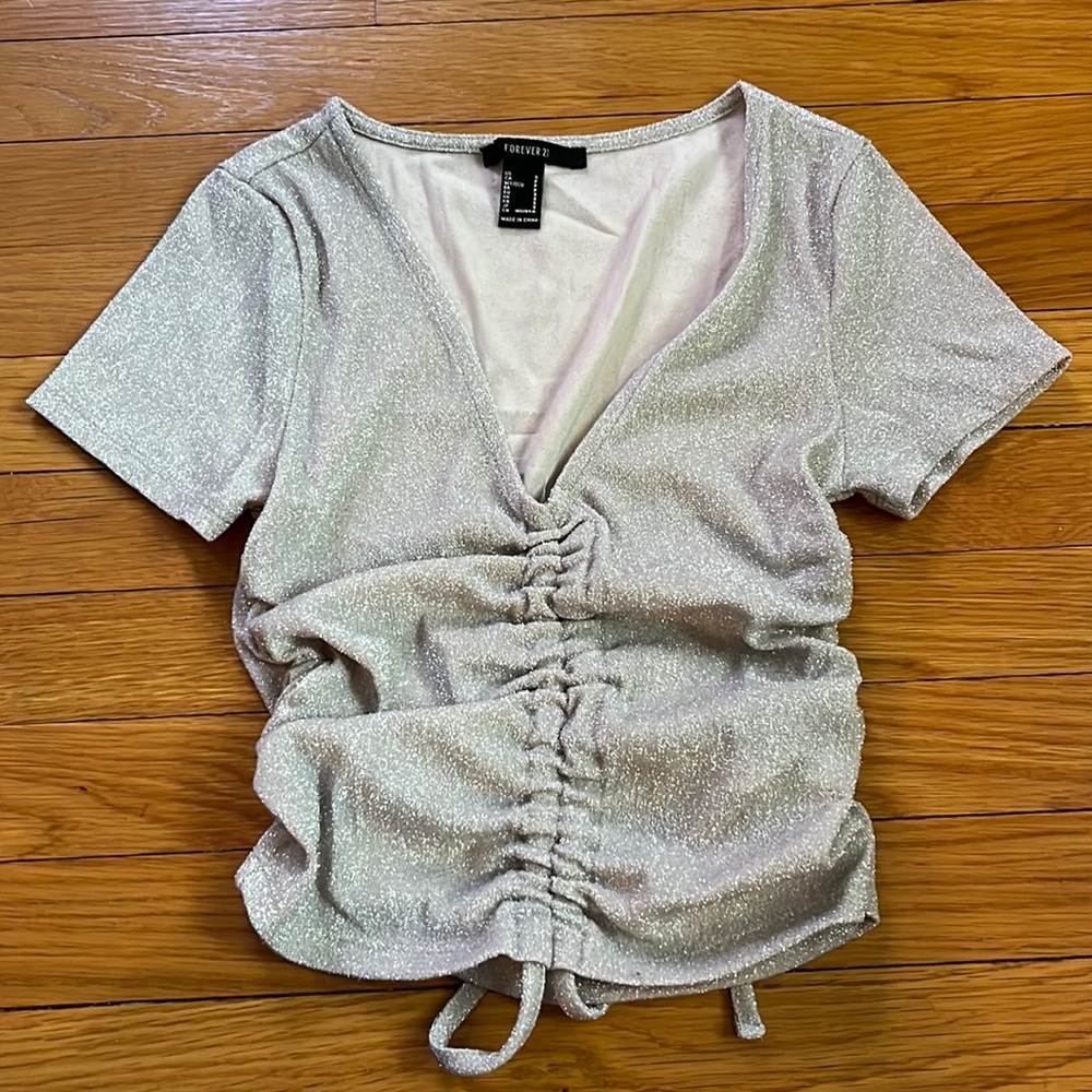 Sparkly short sleeve shirt